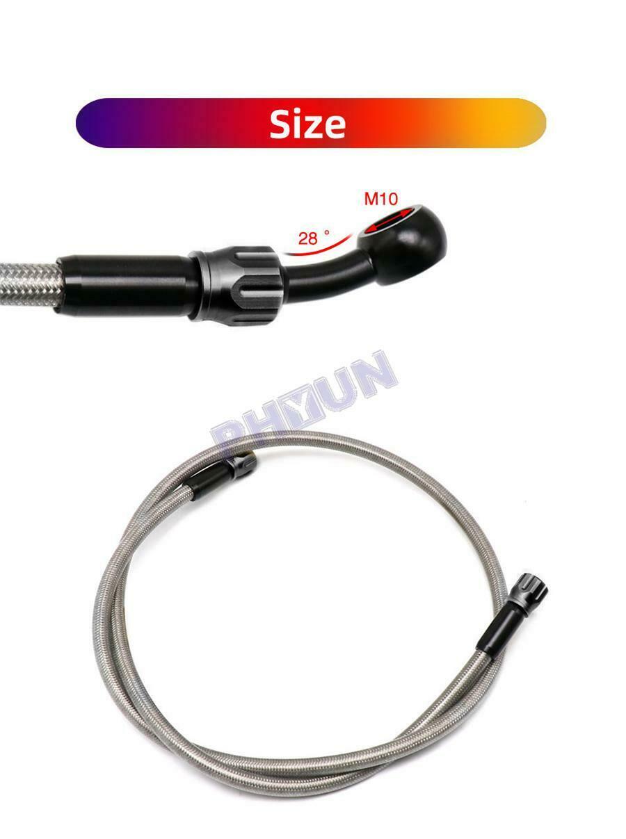 AN3 Brake Line Fluid Quick Release Connect Fitting Adapter Kit CNC Aluminum