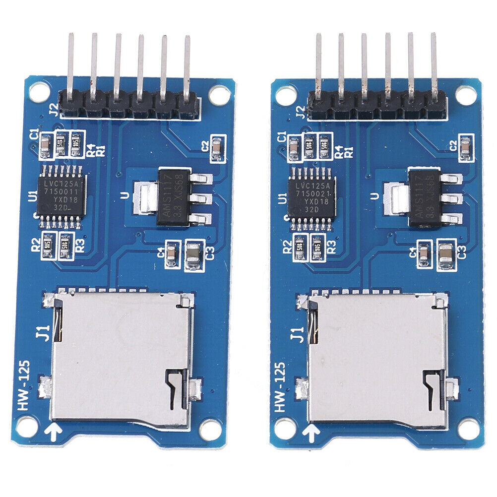 2Pcs Micro storage board mciro TF card memory shield module SPI for Ardu.l8