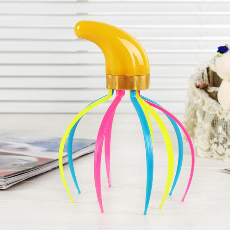 Rotatable Head Massager Octopus Scalp Stress Relax Scratcher Head To.l8