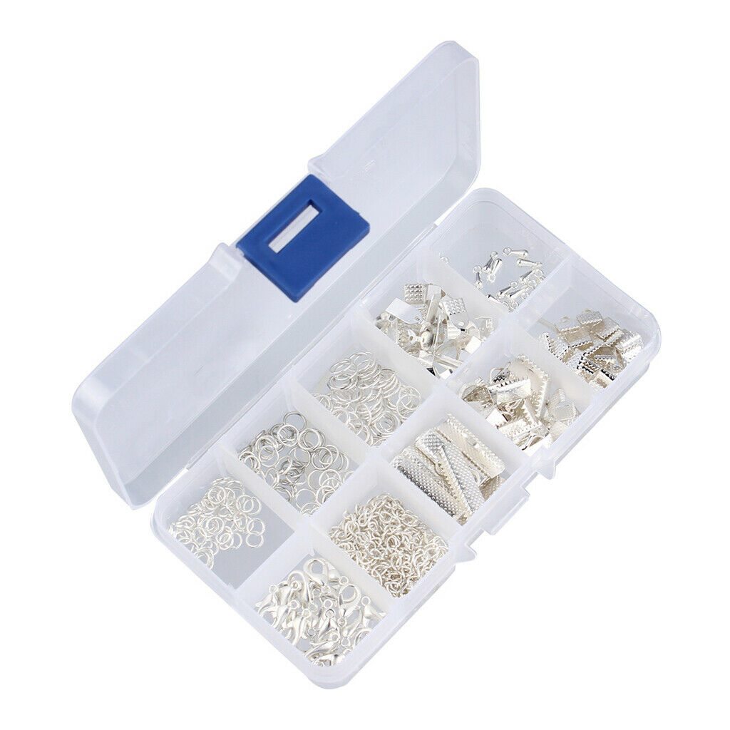 Jewelry Making Starter Kit Set Jewelry Earring Findings+Beading Cord DIY Kit