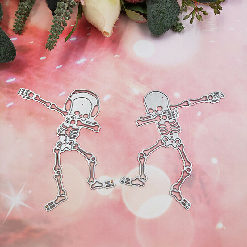 Halloween Skeleton Dancer Metal Cutting Dies Halloween Frame Cutting Dies.l8