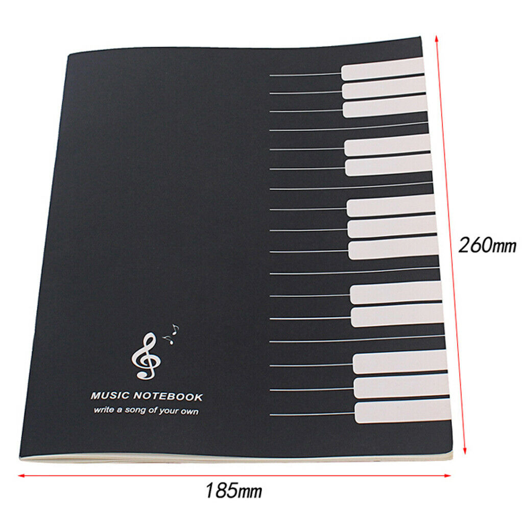 Music Manuscript Sheet Notes Notebook Music Tab Staff Stave Notebook Paper