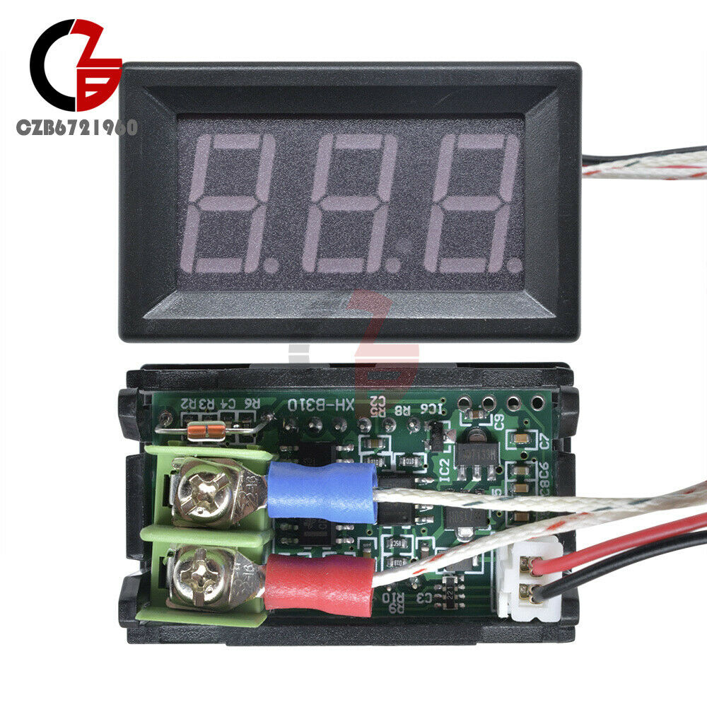XH-B310 Red Digital Diaplay Thermometer K-type M6 Thermocouple Tester 30°C-800°C