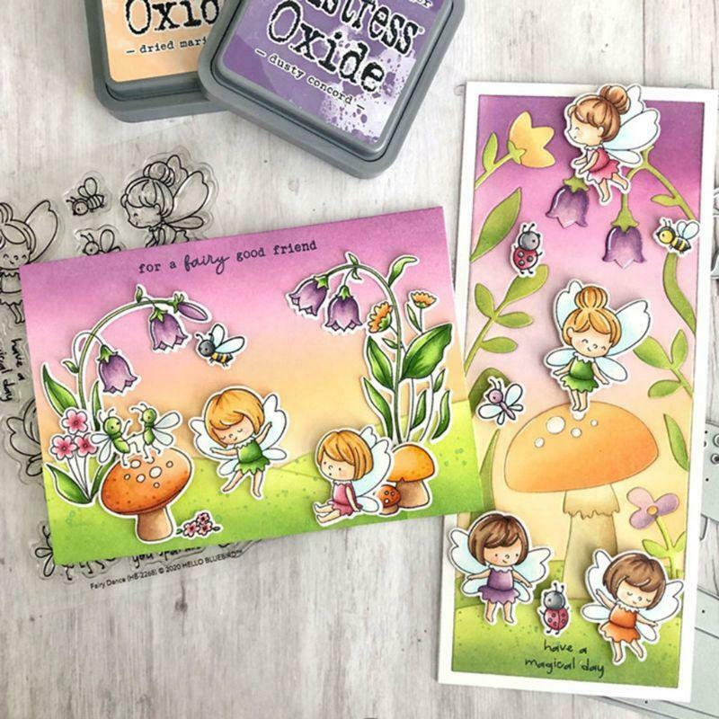 Angel Girls Cutting Dies Clear Stamp for DIY Scrapbooking Paper Card Embossing