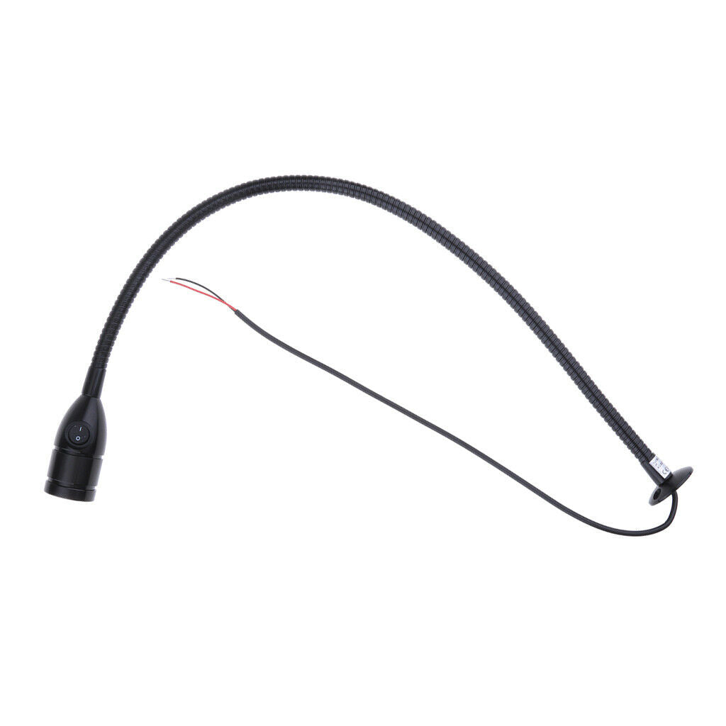 Marine Boat Reading Light Adjustable Beside Desk Lamp with Rocker Siwtch
