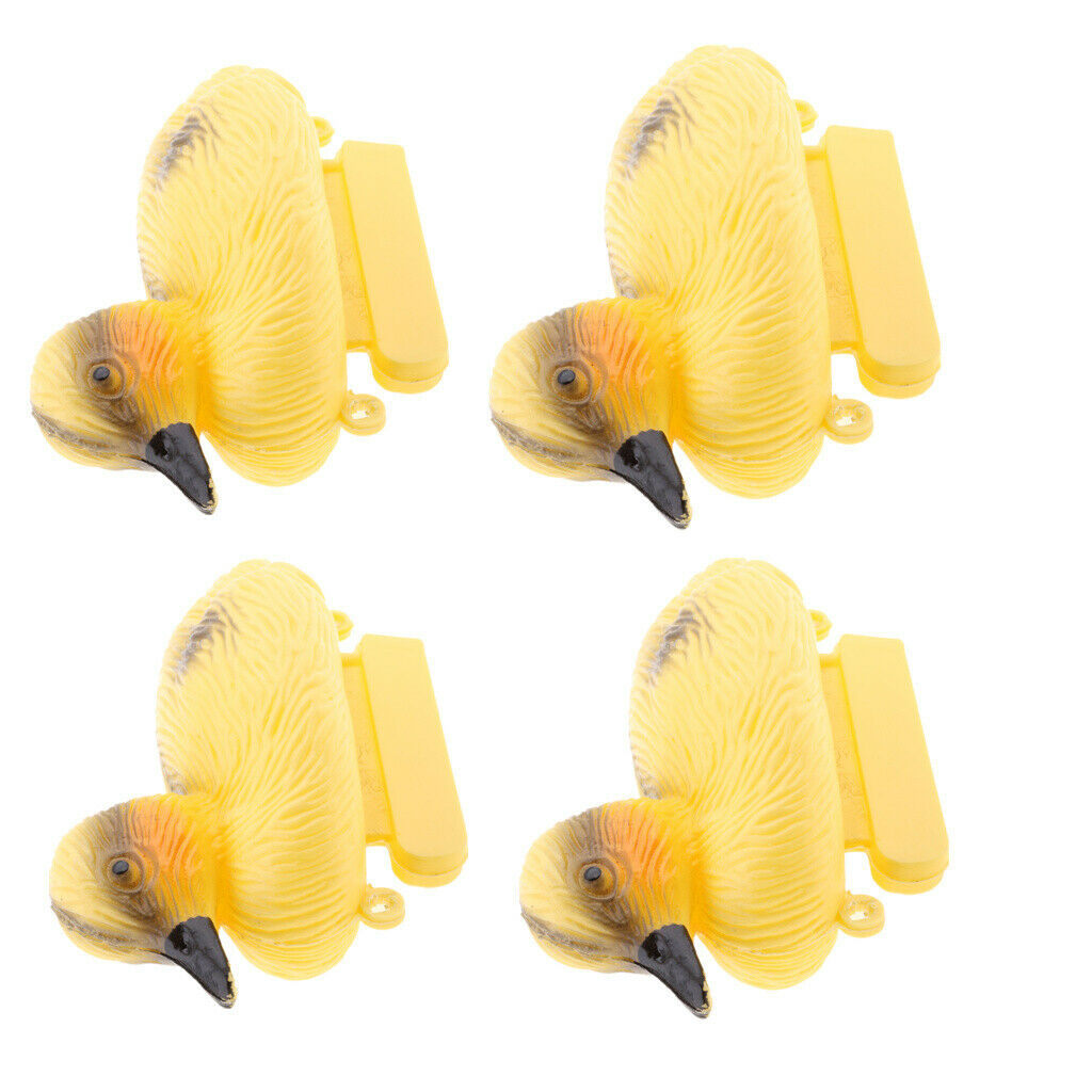 4X Floating Duck Ducklings   Pond Ornament Plastic Decoy Mallard Lifesize