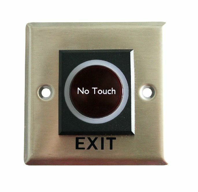 New 1 Pcs K1-1D Door Infrared Sensor  Exit Button Switch No Touch 86 Type