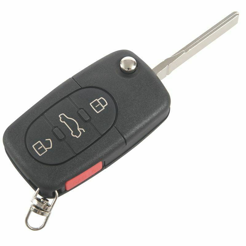 Key Casing Key Housing Replacement Housing for Audi A4 / A6 / A8 Black Z7J5J5