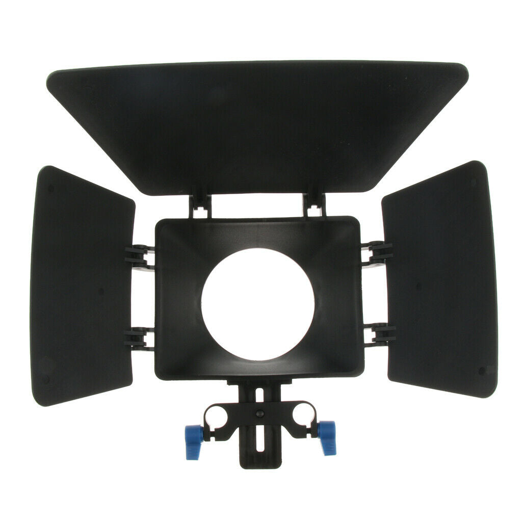Professional DSLR Swing-away Matte Box Sunshade for 15mm Rail Rod Rig System