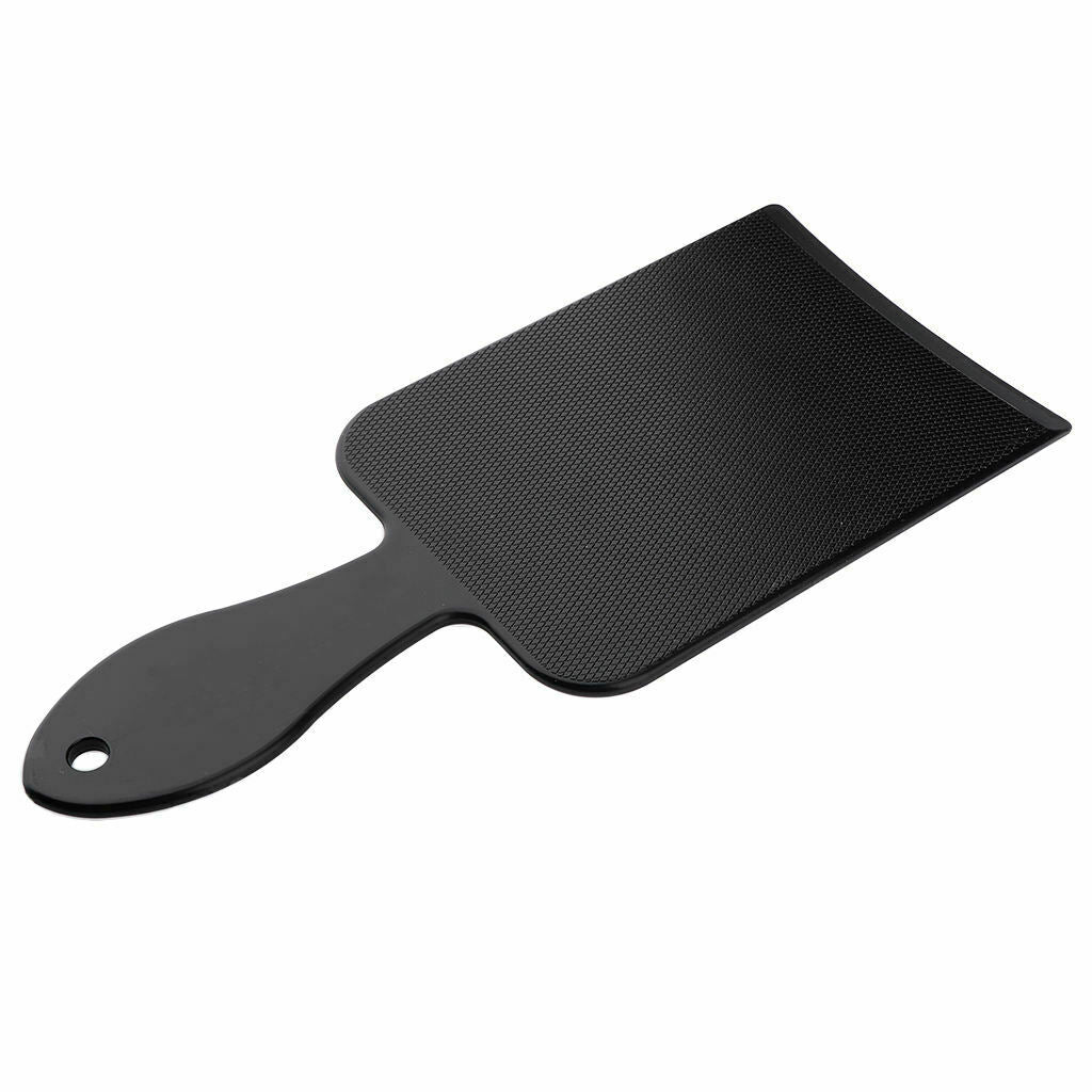 2 Packs Salon Plastic Flat Top Coloring Balayage Highlight Board Black M/L