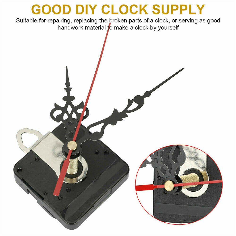 DIY Quartz Clock Movement Mechanism Hands Wall Repair Tool Parts Set Silent AU