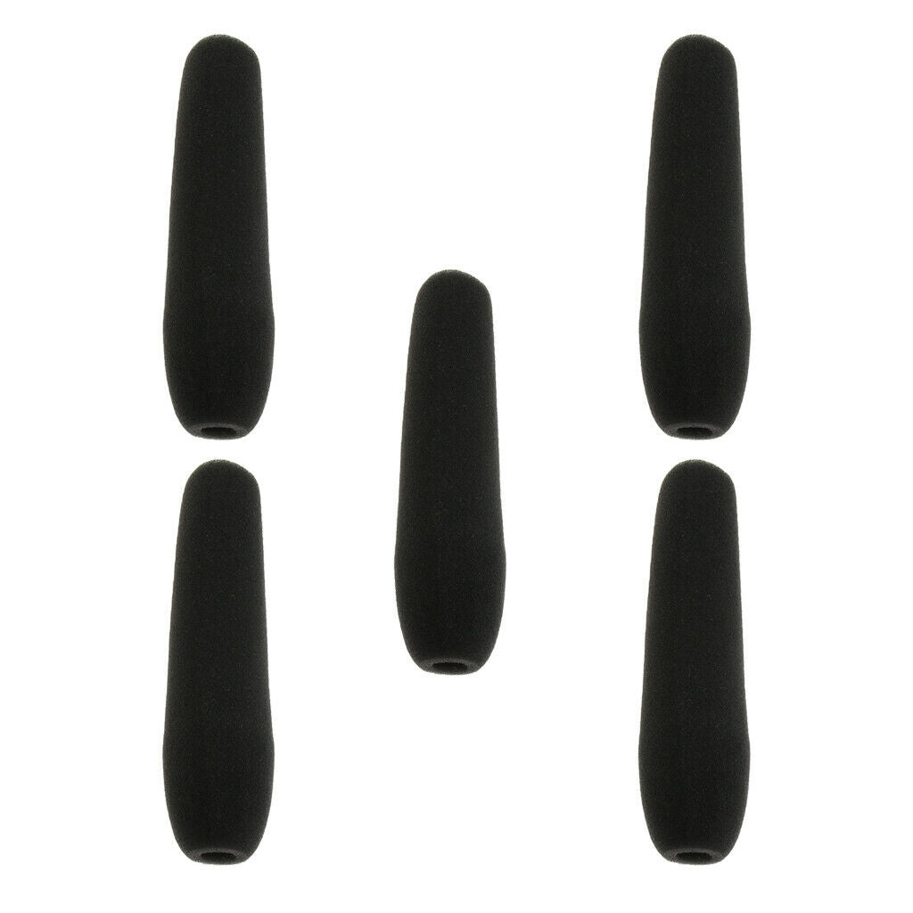 5 Pieces Microphone Windshield Sponge Cover for Interview Micr Parts