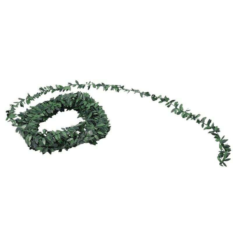 1X(7.5M Artificial Ivy Garland Foliage Green Leaves Simulated Vine For Wedding3)