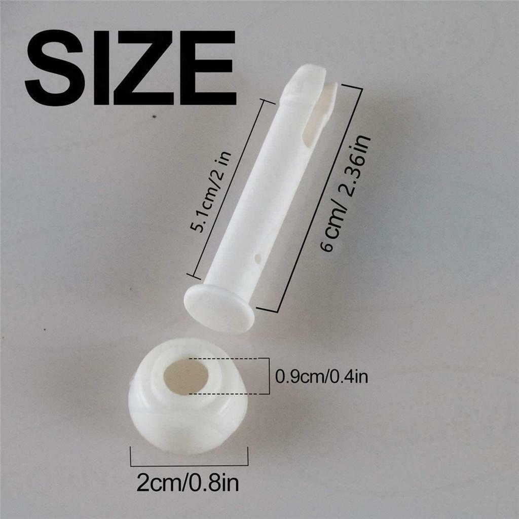 36x 2.36" Plastic Pool Joint Pins & Seals Replacement for  Metal Frame Pool