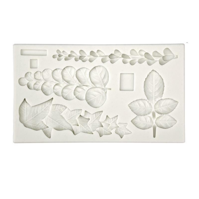 Silicone Material Succulent Leaf Decoration Fondant Candy Mold for DIY Chocolate