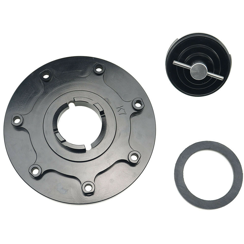 Silve CNC Bow-tie Gas Fuel Tank Cap Cover For Kawasaki ZX-11 ZXR400 Ninja ZX ZZR