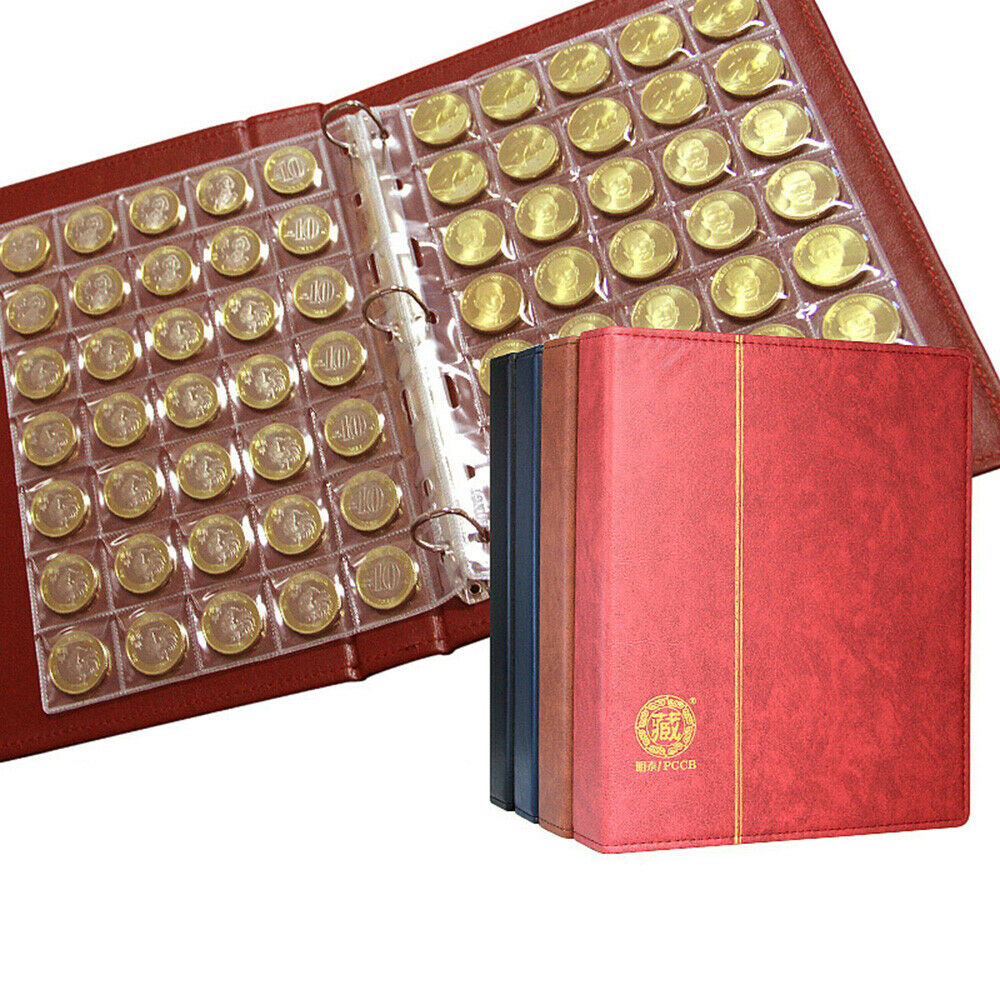 370 Pockets Coins Penny Collection Album Folder Storage Book Holder Organizer