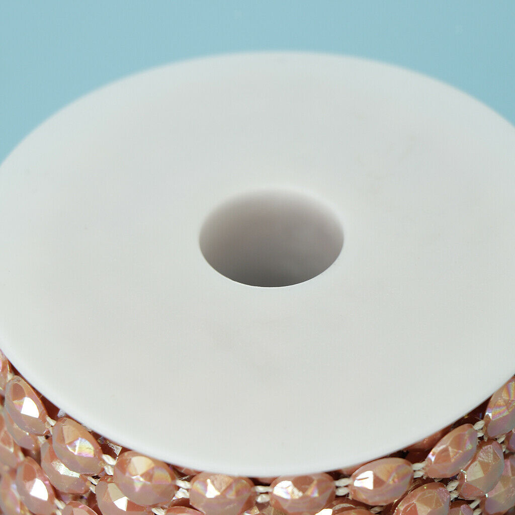 10 mm Half Round Bead Garland Spool Beads Craft Wedding Decor Coffee