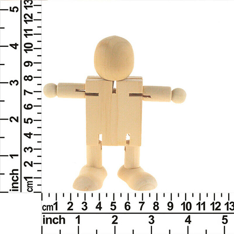 DIY Graffiti Puppet Deformation Activity Wooden Robot Children's Educatio.l8