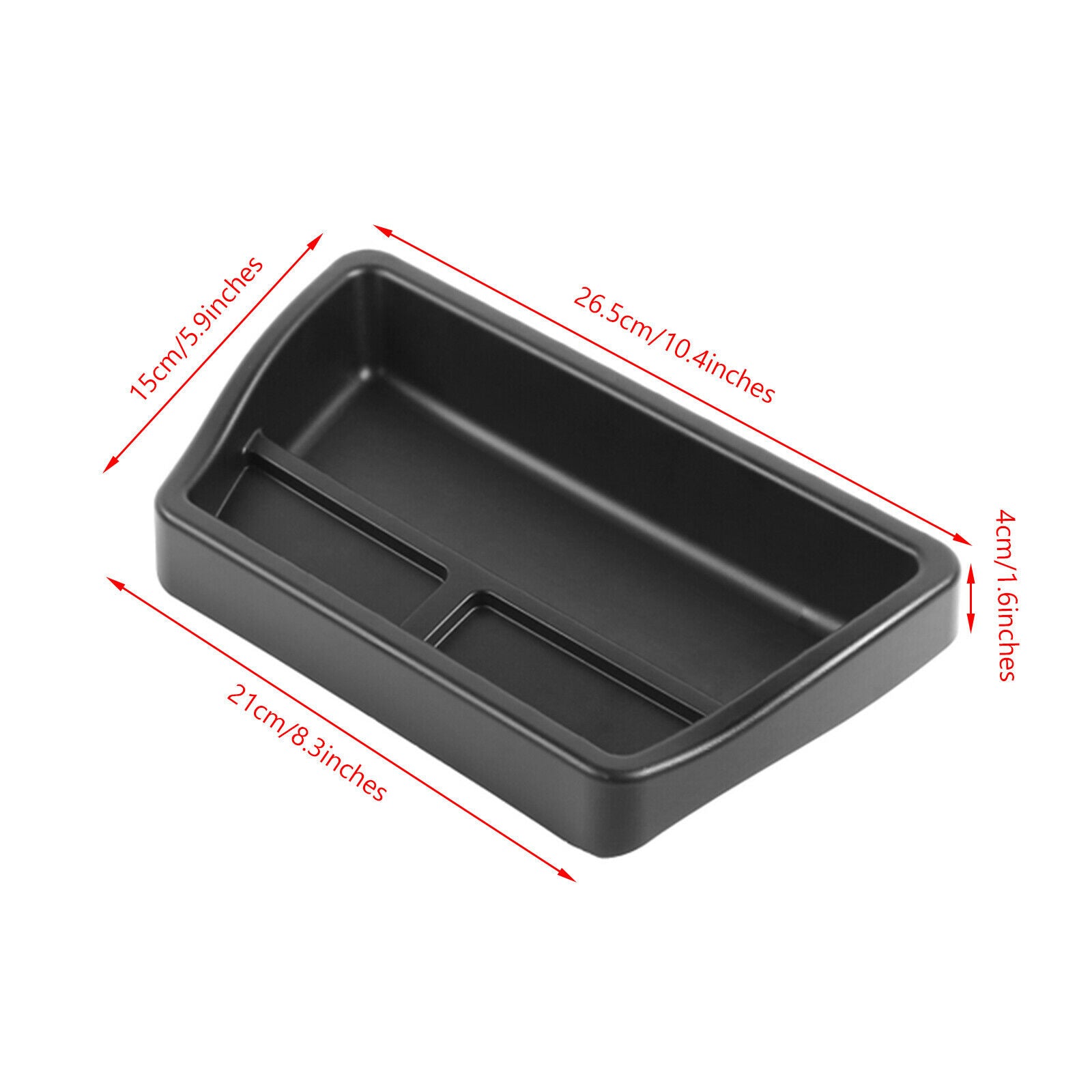 Center Console Storage Box Tray Holder Black Fit For Wrangler TJ 1997-2006 CN