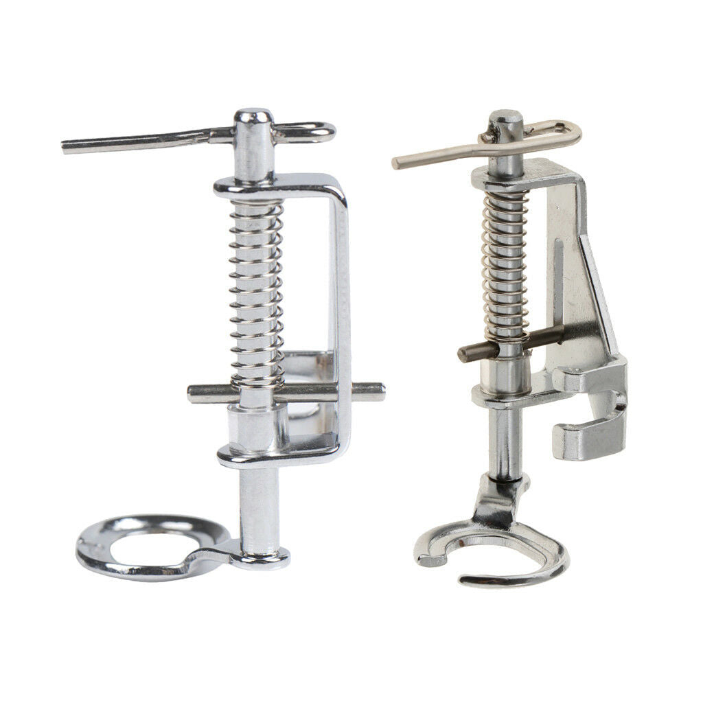 2pcs Spring Free Motion Quilting Darning Embroidery Sewing Machine Foot Feet