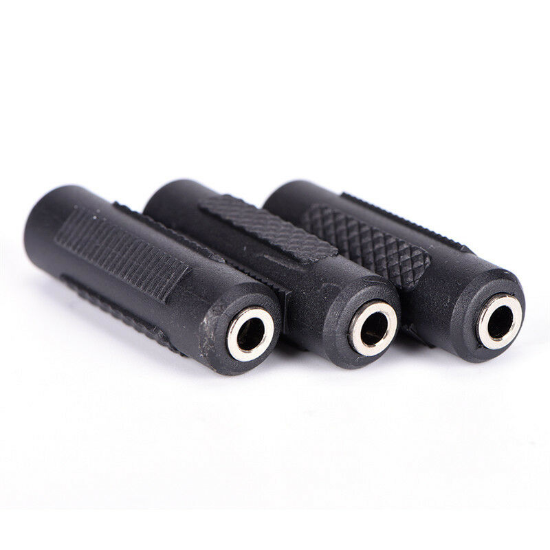 stereo 3.5mm aux female to female audio converter coupler adapters connect.l8