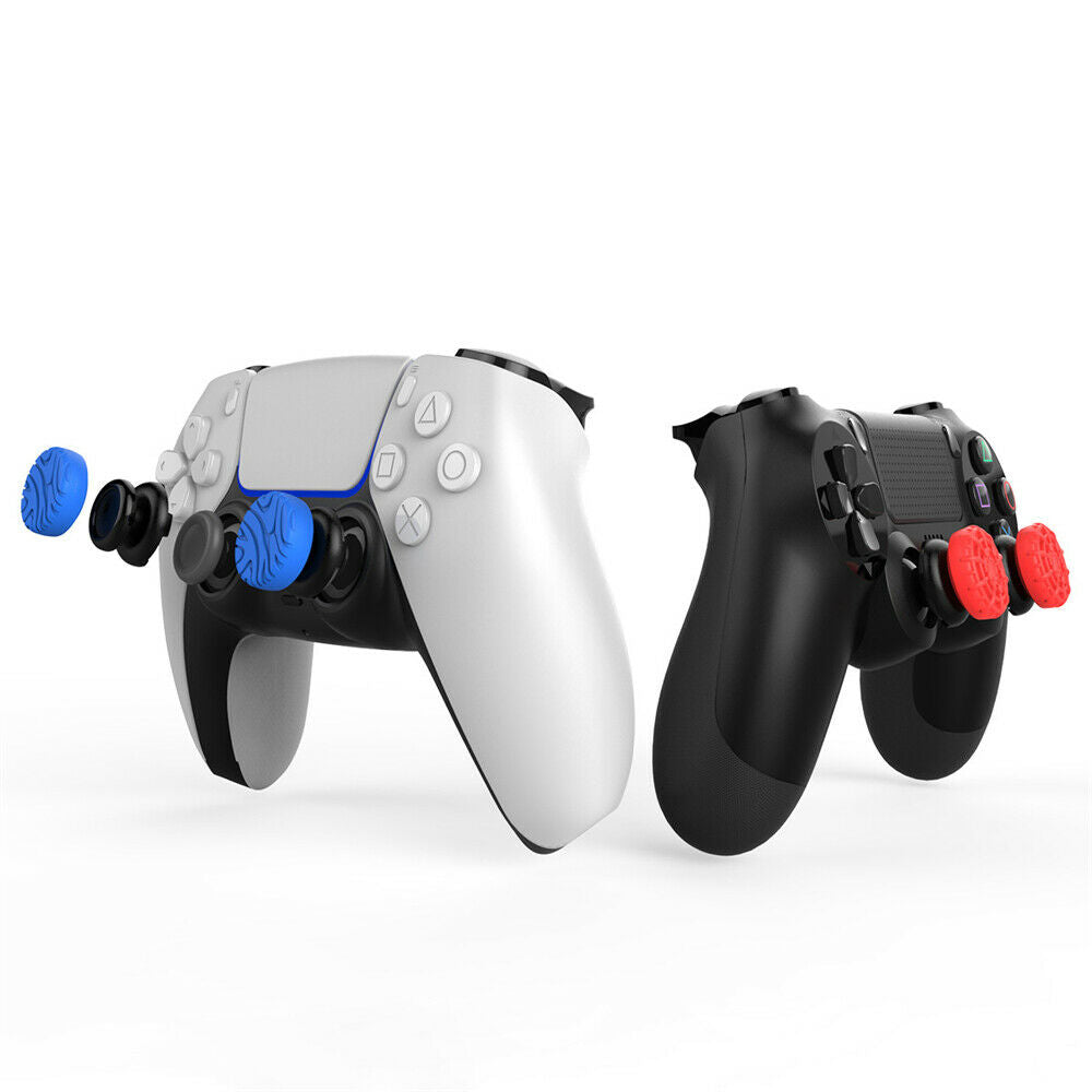 8 In 1 for PS4 PS5 Handle Heightened Thumb Grip Stick  Extender Silicone Cap