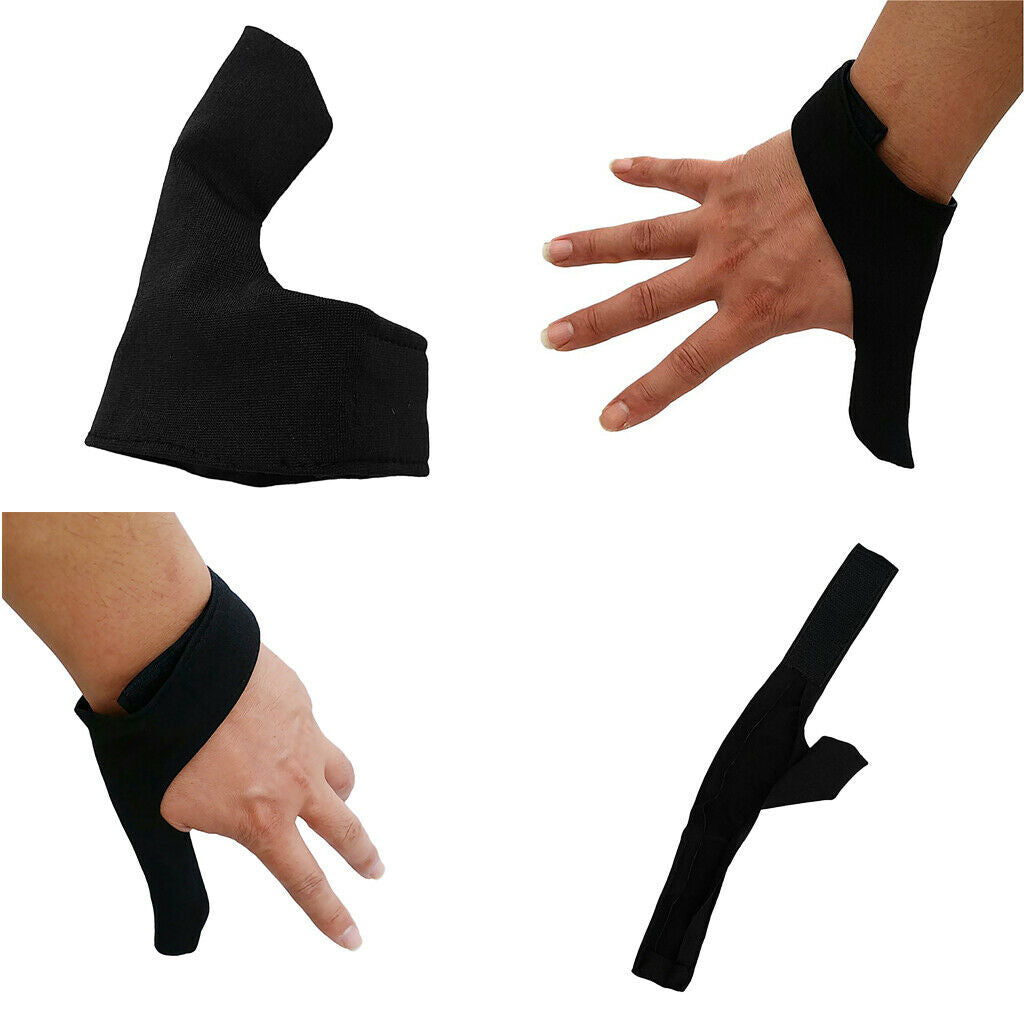 2Pcs Bowling Thumb Saver Finger Grip Protector Glove for Right and Left Hand