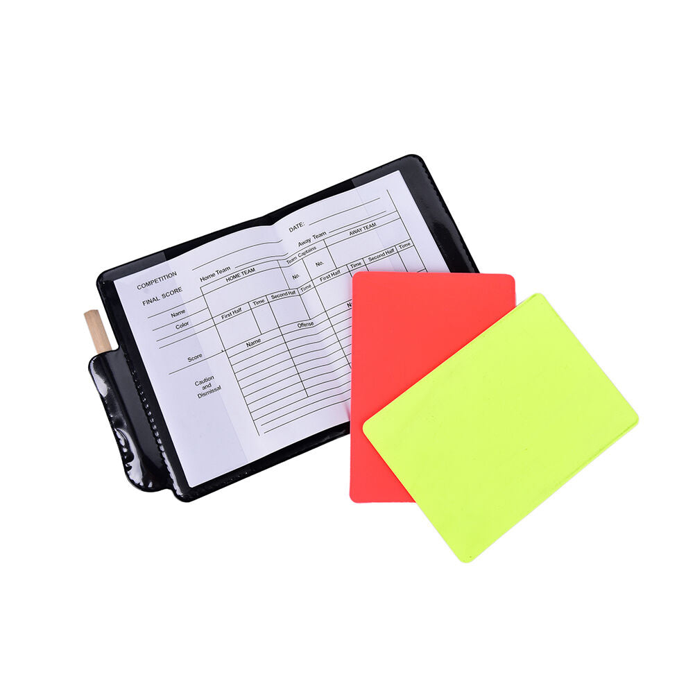 1X professional soccer referee wallet football red card yellow card penci.l8