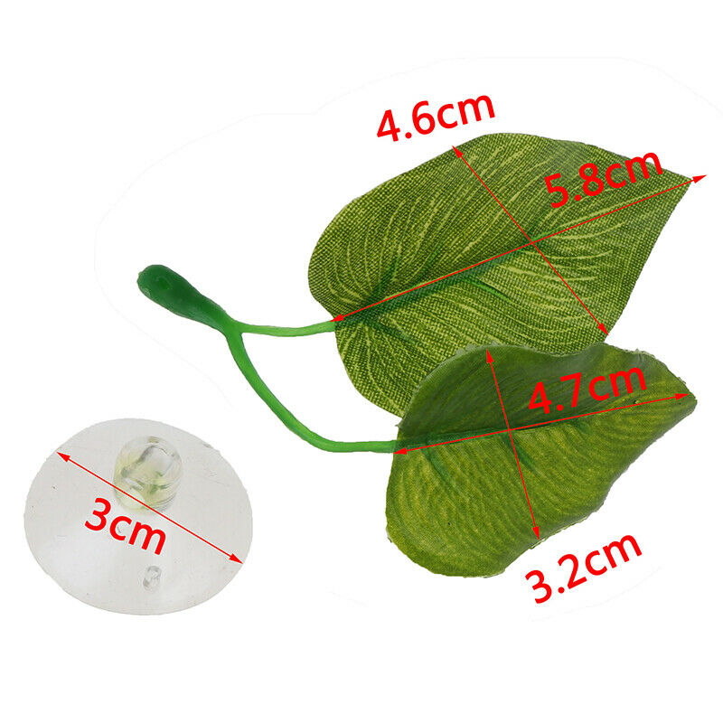 Aquarium Artificial Plant Leaf Hammock Fish Betta Fish Tank Spawning Rest.l8