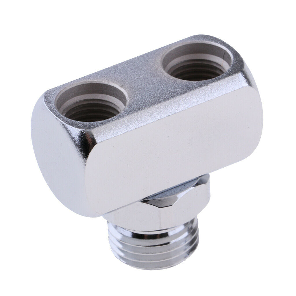 Standard Adapter Splitter Single Male 9/16in-18 to Double Female 3/8in-24
