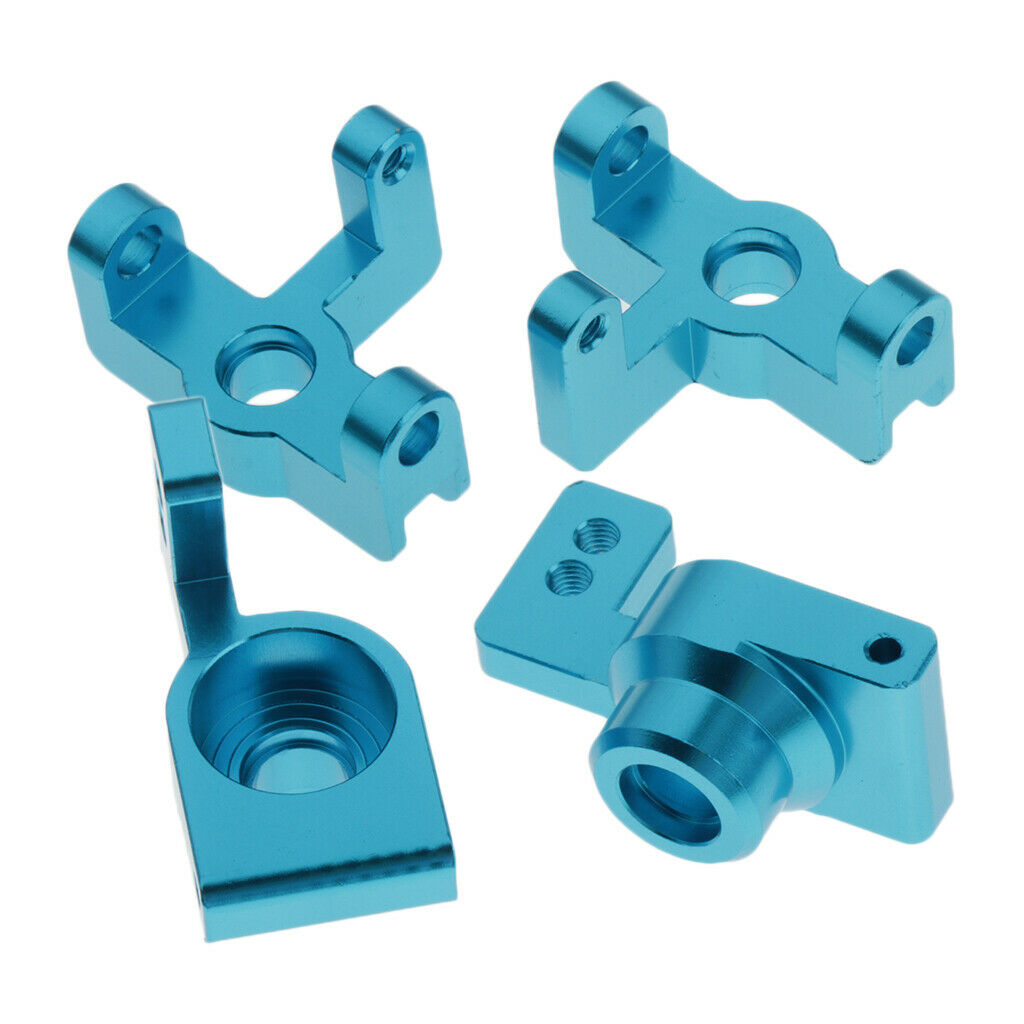 4x RC Front Rear Stub Axle Carrier Set for WLTOYS144001 1/14 RC Buggy Car