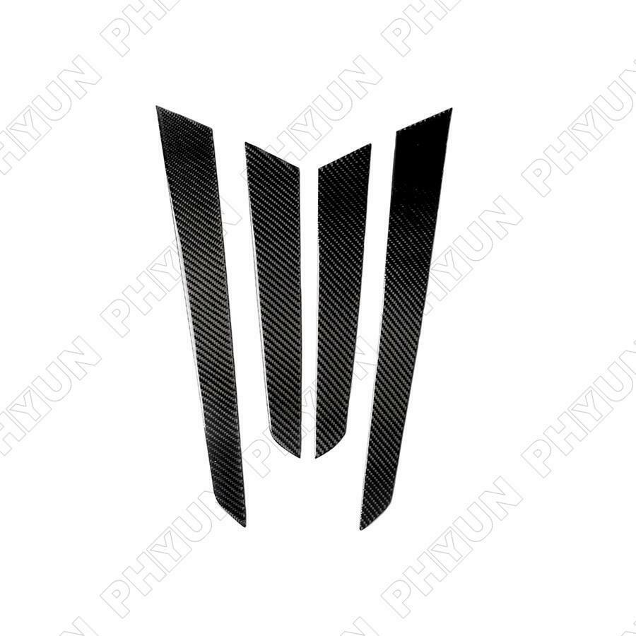 For 2007-2013 Mercedes Benz C Class W204 Carbon Fiber Interior Door Panel Cover