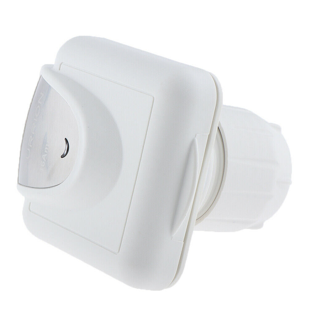 Marine RV Power Cord Twist Lock Plug Inlet Ground Shore 16A 250V