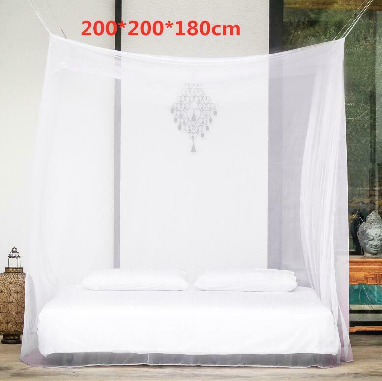 200*200*180cm Mosquito Net White Camping Indoor Outdoor Insect Net Tent Storage