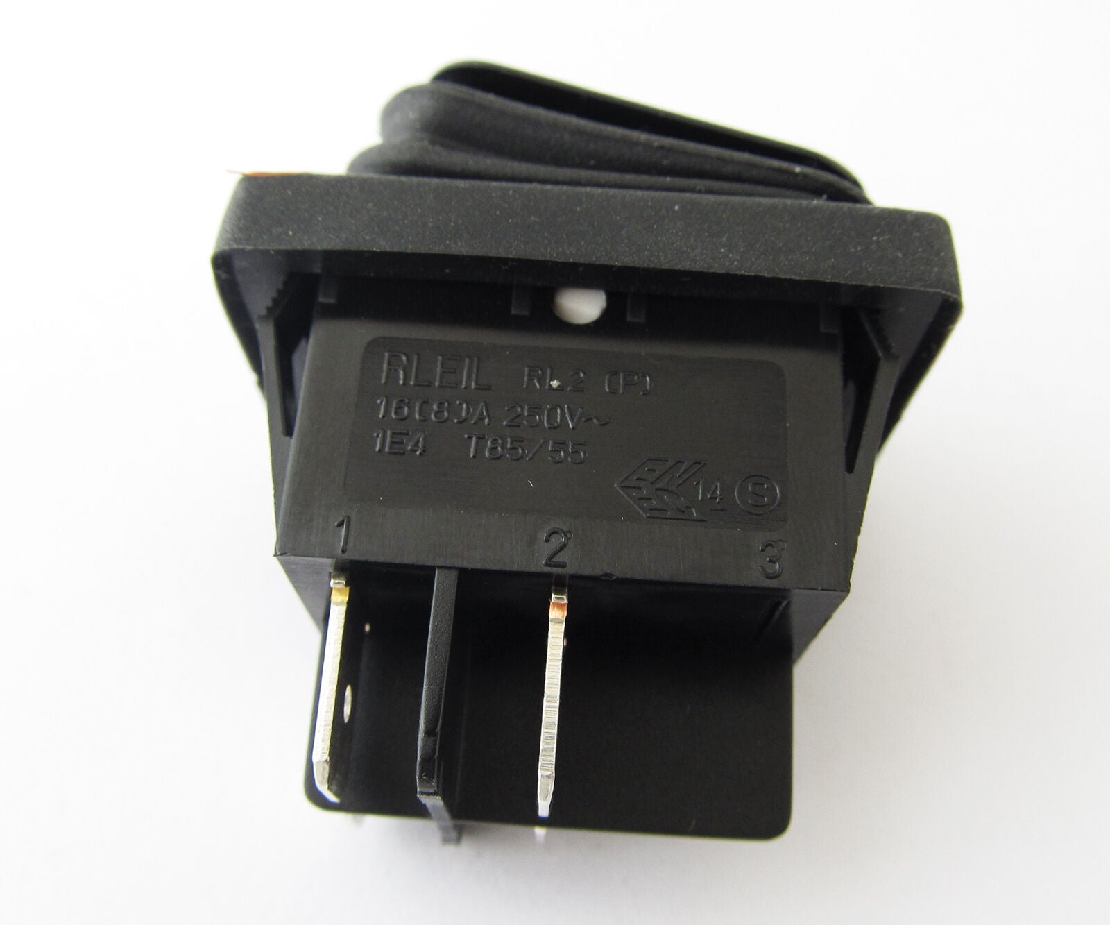 Black RLEIL RL2(P) Waterproof IP65 ON/OFF Boat Car Rocker Switch 16/10A 125/250V