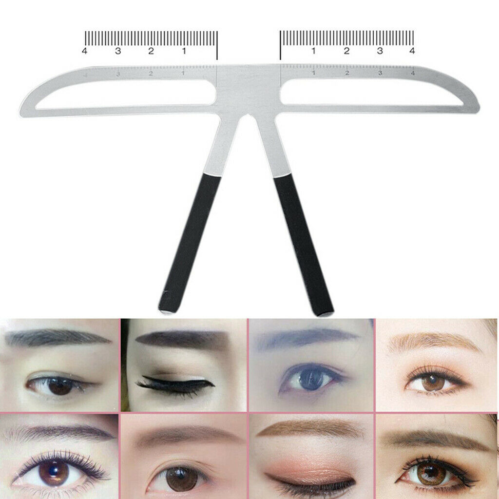 Microblading Eyebrow Makeup Reusable Measuring Shaper  Ruler Tool - Standard