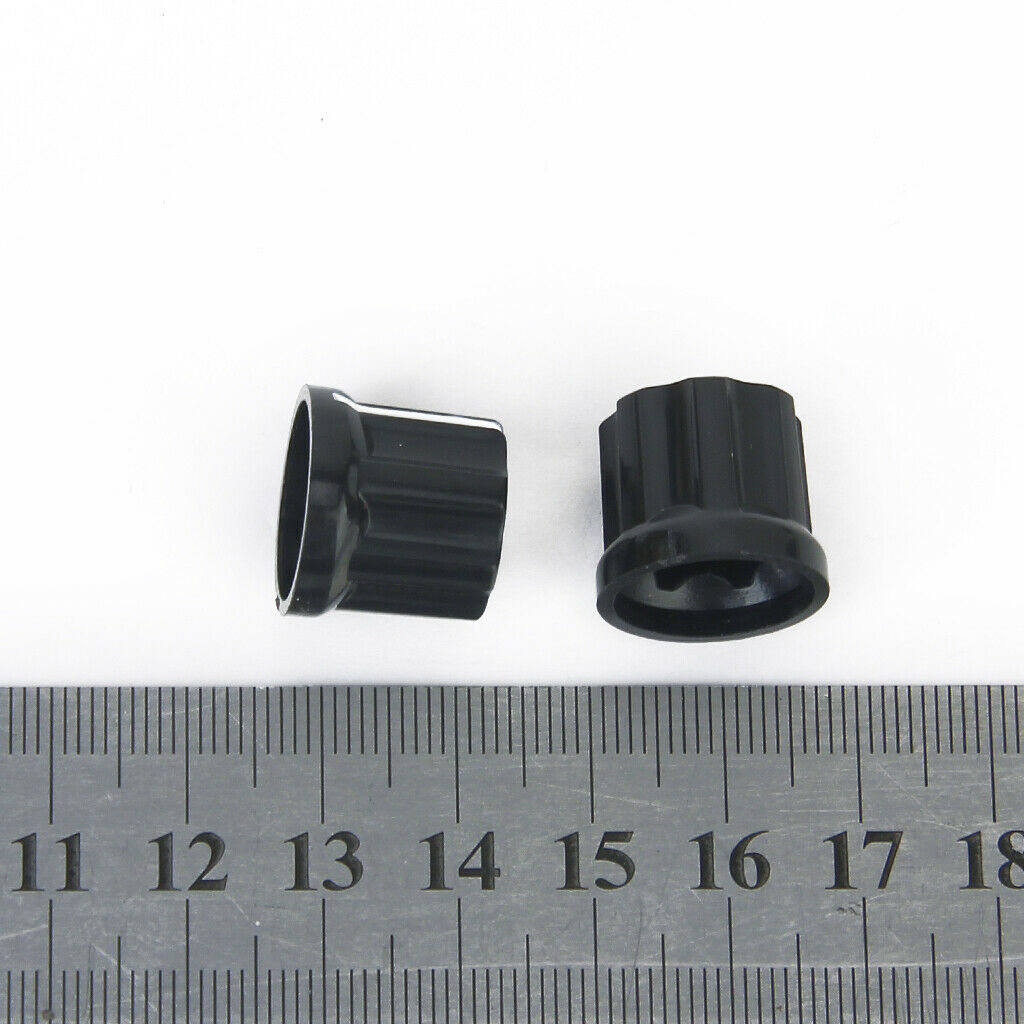 4 pieces volume tone control knobs for guitar black