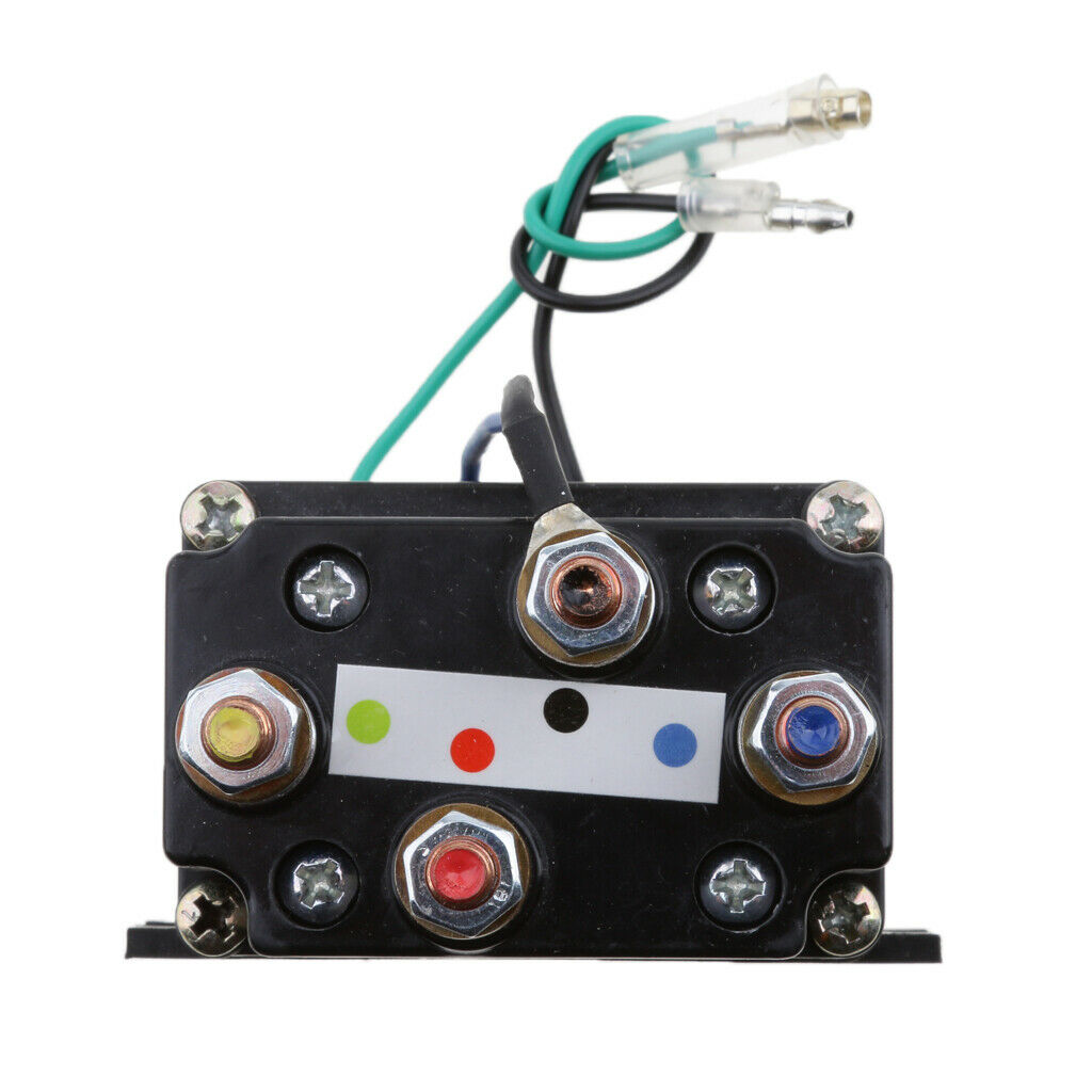 12V Solenoid Relay Contactor Winch Rocker Switch Thumb for ATV/UTV