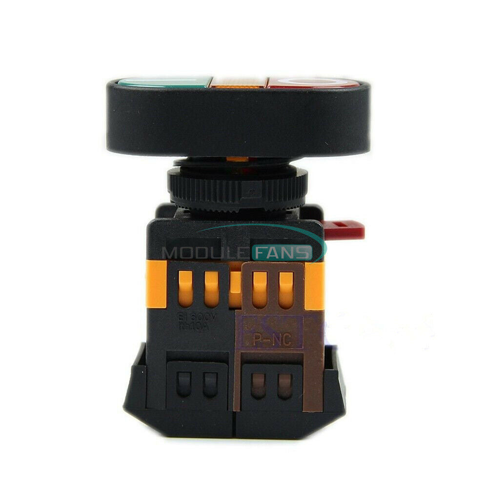 Red Green Power ON OFF Light Indicator Momentary Switch Start Stop Push Button