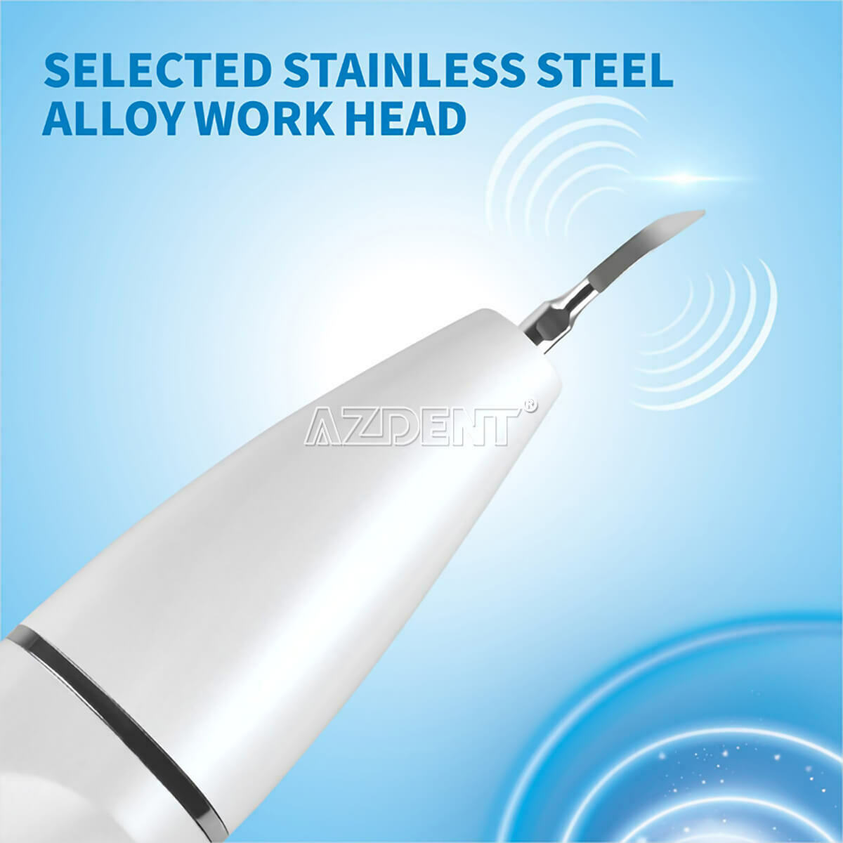 Dental Ultrasonic Tooth Cleaner 3 Modes Waterless Electric Scaler Home Portable