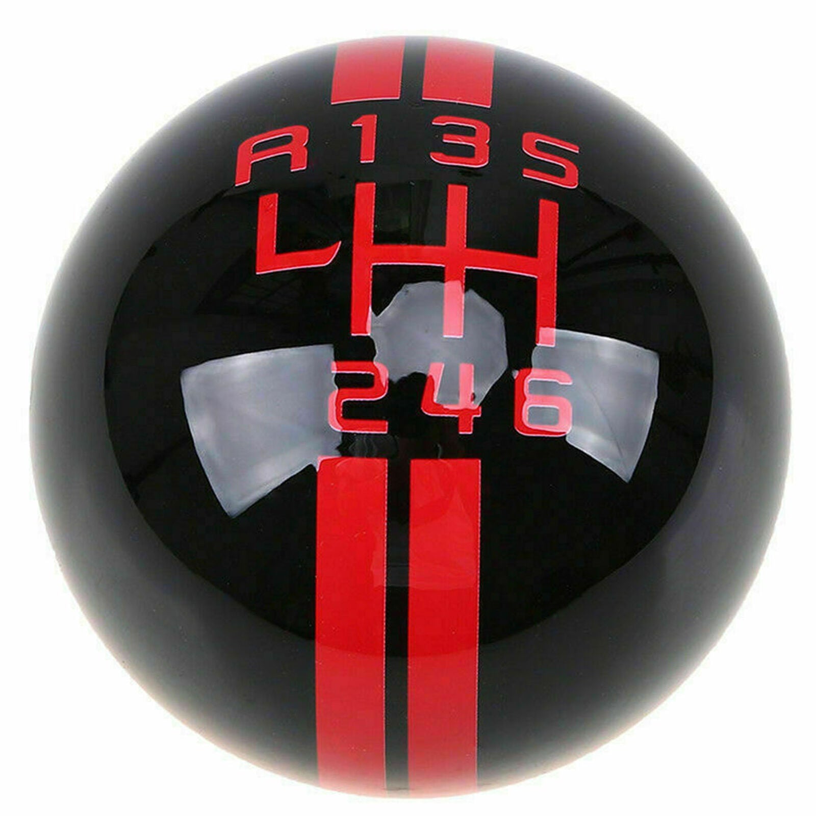 For Ford 6 Speed Round Ball Manual Gear Stick Shift Knob Shifter Lever Black