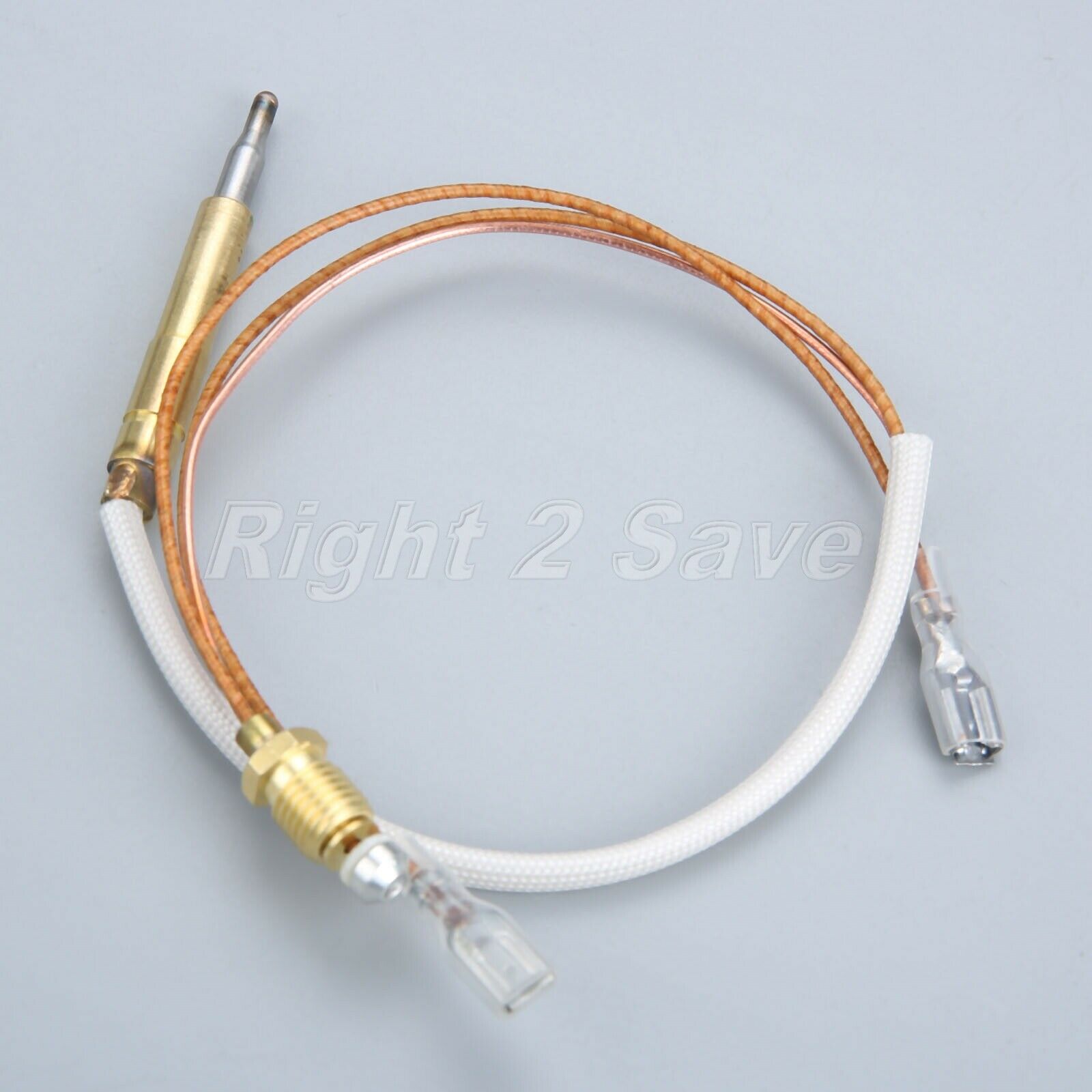 Groove Type Thermocouple 350mm With 4.8mm Flat Terminal Nuts Gas Patio Heater