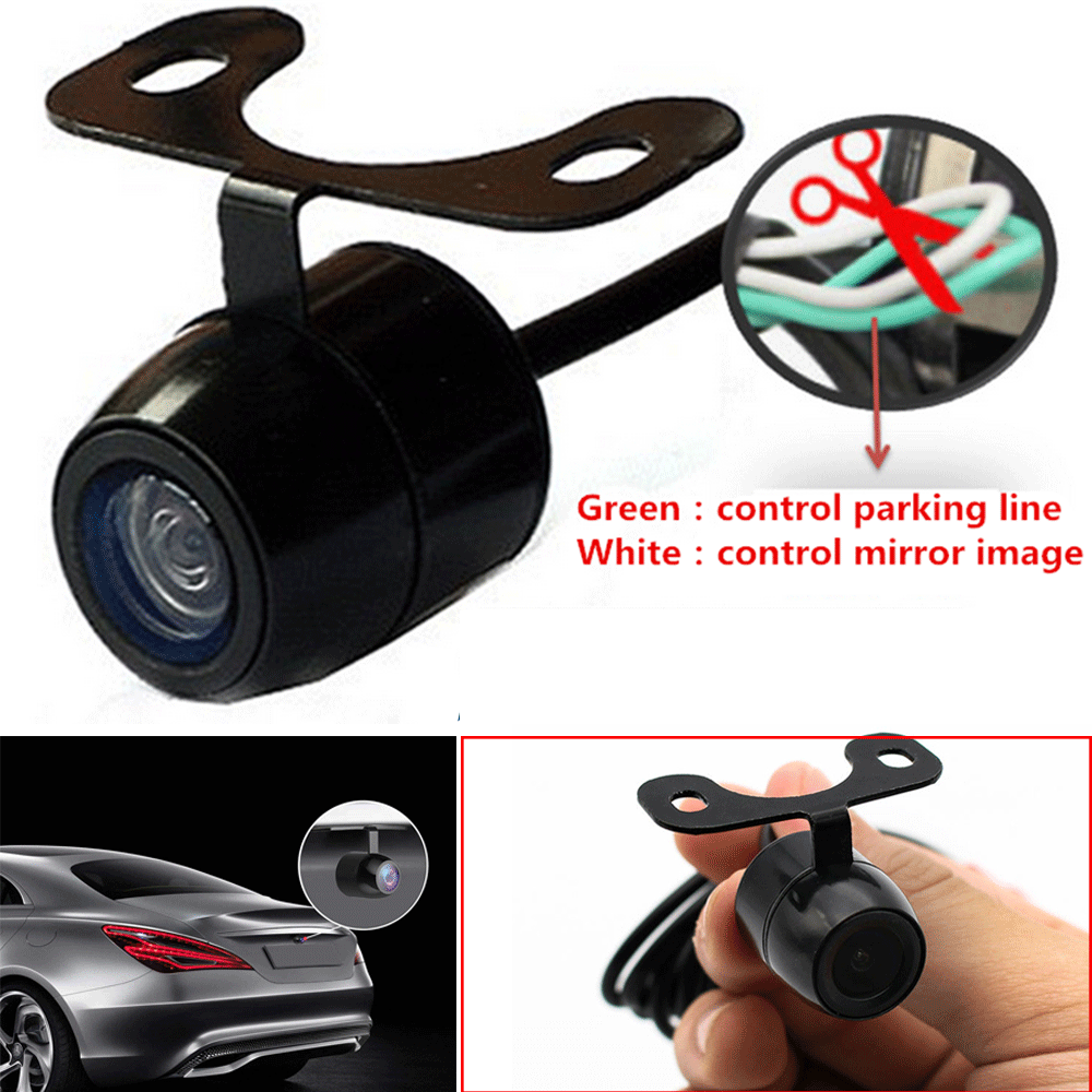 170Â° Wide Angle Car Front Side Rear View Backup Reversing CCD Camera Waterproof