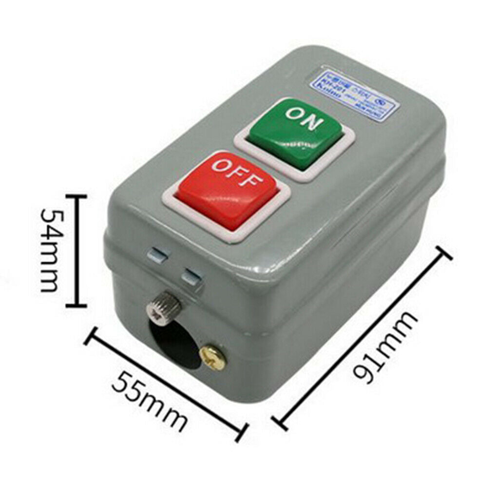Transfer Push Button Switch Control Box Switch 3P 15A/250V 10A/380V KH-201