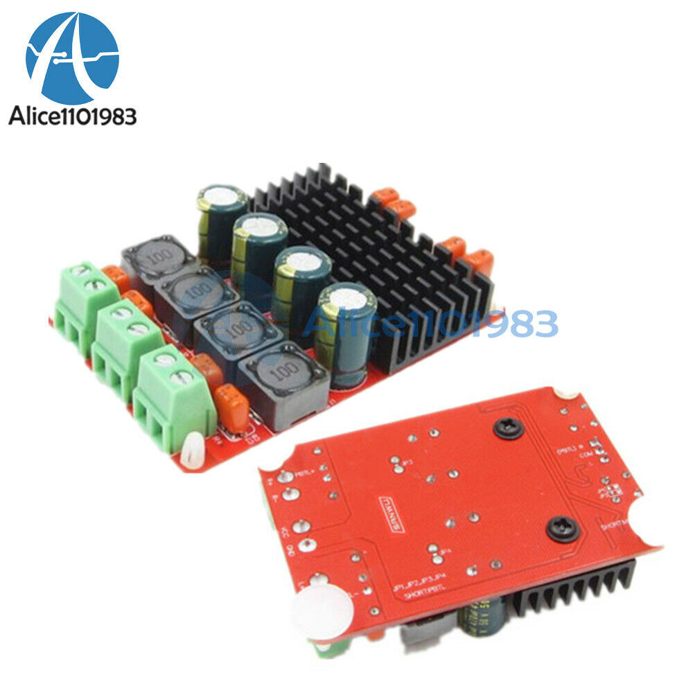 TPA3116 Dual Channel DC12V 24V Stereo 50WX2 BTL Mono 100W Audio Amplifier Board
