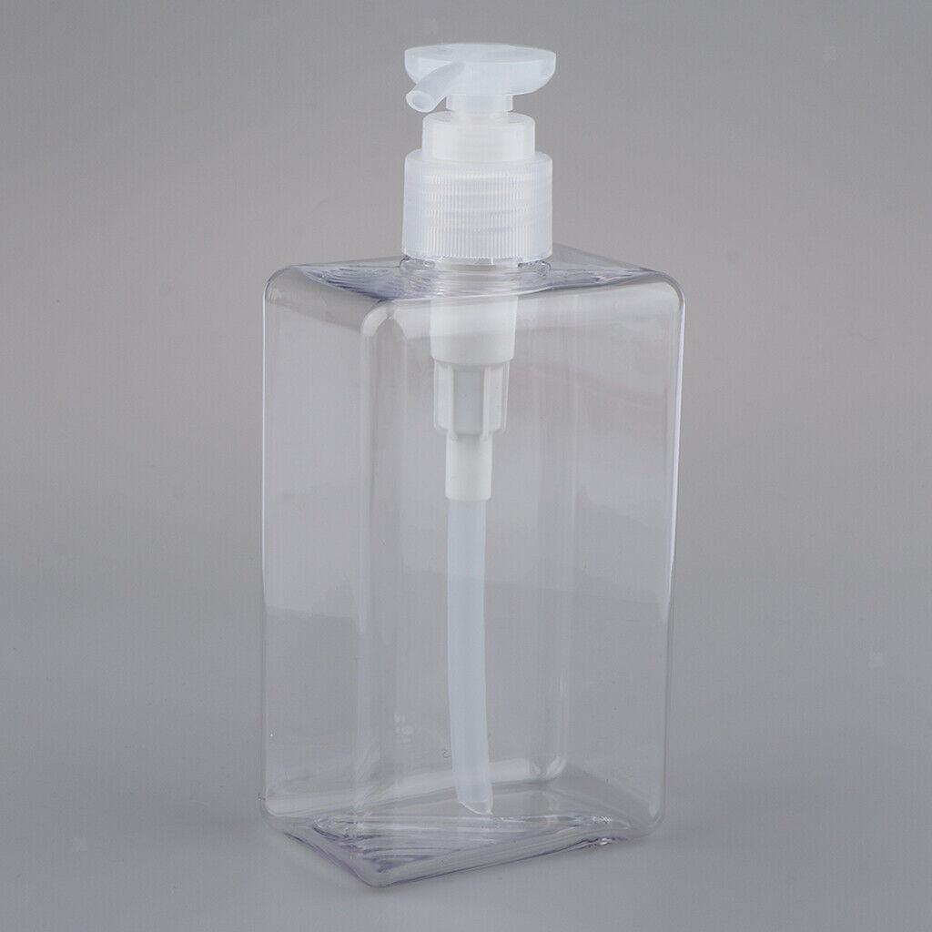 3Pcs 280ml Empty Pump Bottle Dispenser Shampoo Conditioner Bottle Container