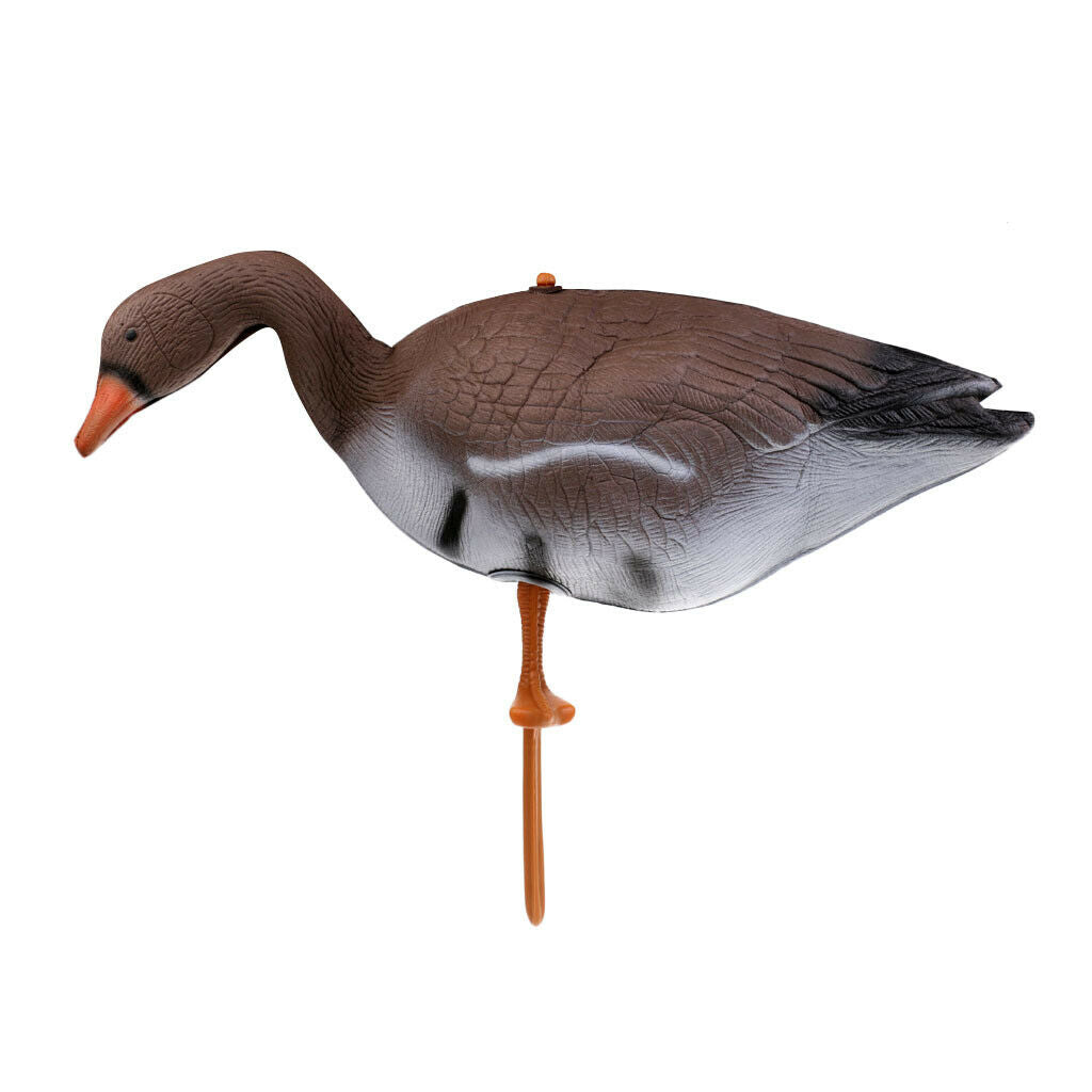 LifeSize Hunting Swan Decoy Pond Decor Floating Bird Garden Scarer Scarecrow,