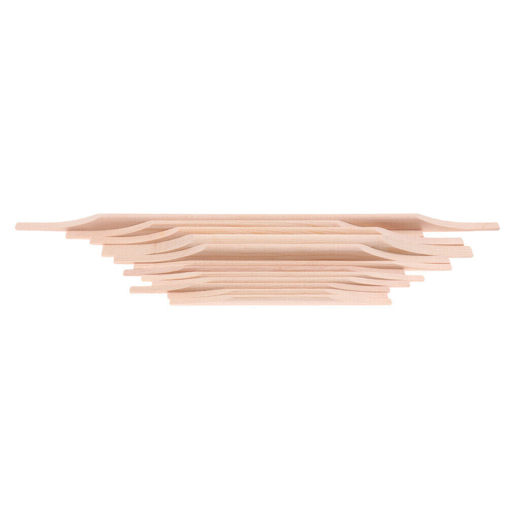 12 Pieces Luthier Tool Bracewood Kit for Acoustic Guitar