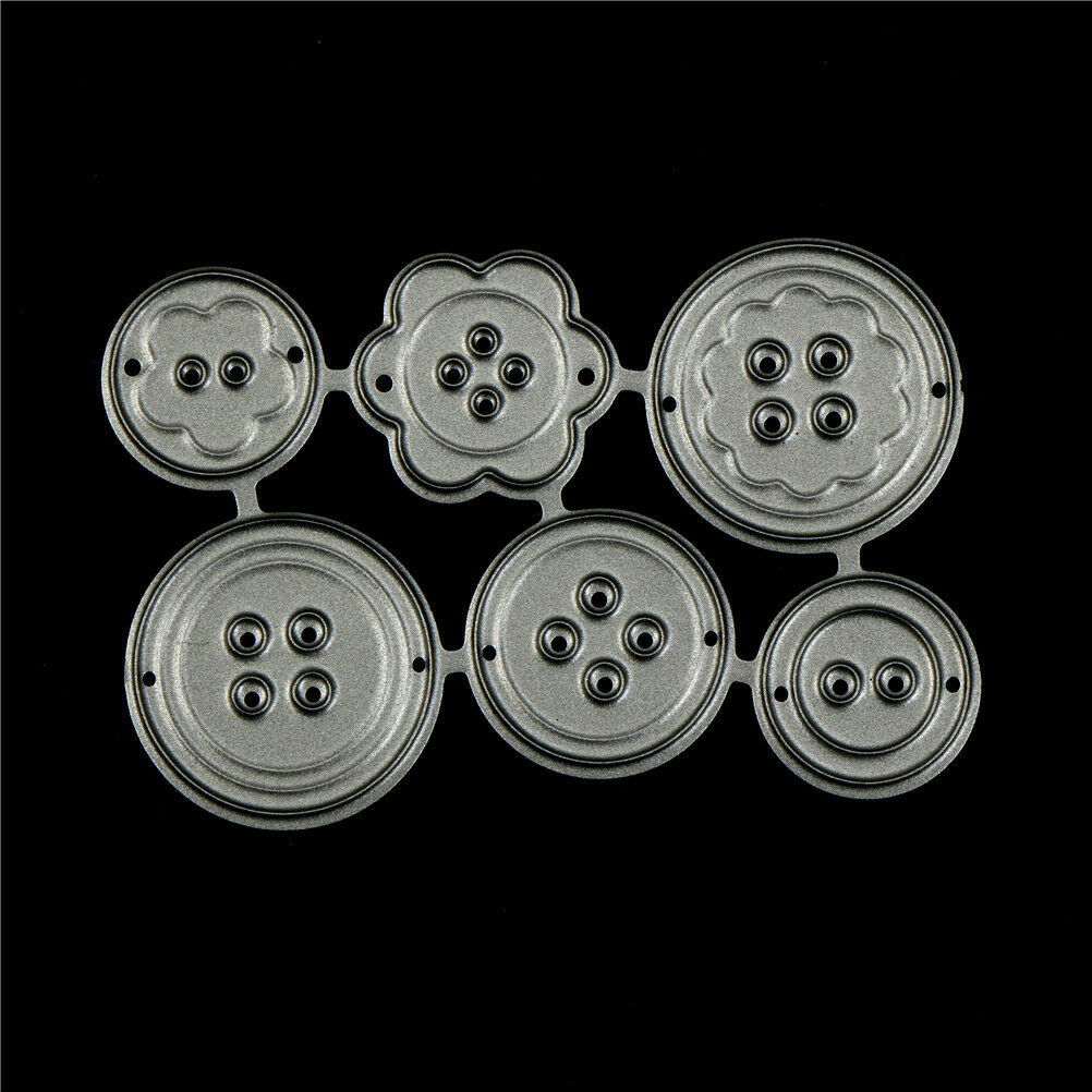 Button Design Metal Cutting Dies For DIY Scrapbooking Paper Cards .l8